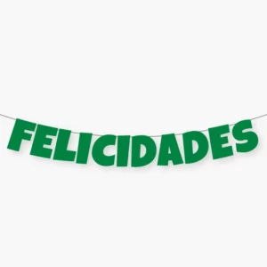 Felicidades verde