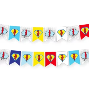 Banderín superhéroe