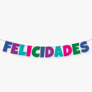 Felicidades f azul